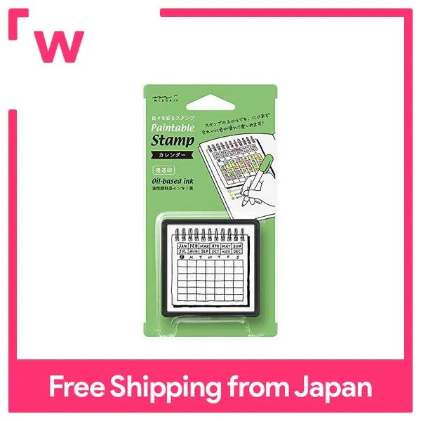 Midori Stamp Penetration Mark Calendar Pattern 35399006 