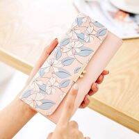 COD KKW MALL Fashion Women Wallet Long Design Three Fold Card Holder Ladies Purses