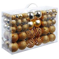 F8100Pcs Christmas Ball Box Set Available Holiday Christmas Tree Ornament Decorations Christmas Decorations