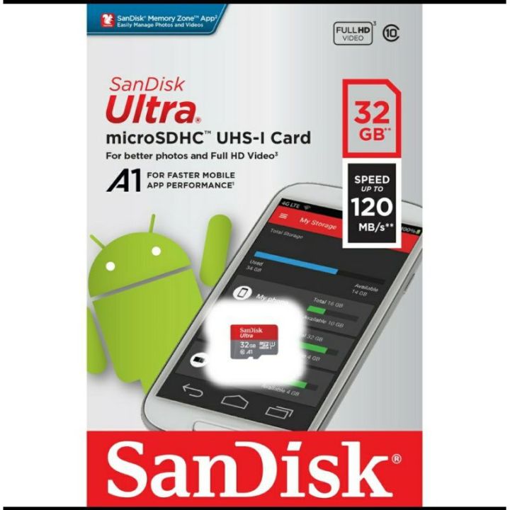 hot-สุด-โปรสู้โควิด-เมมโมรี่-32gb-ของแท้ถูกกว่าช้อป-ultra-micro-sd-32gb-speed120mb-s-สุดคุ้ม