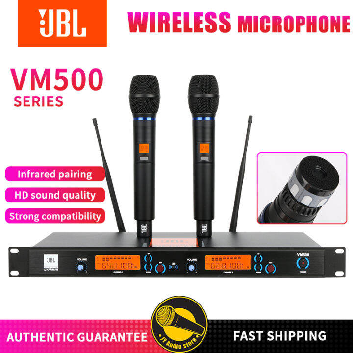 JBL vm500 wireless microphone for videoke Professional UHF use in stage