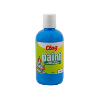 Clag Paint (BLUE) - เคร้ค เพ้นท์ (สีฟ้า) สีนำ้อะครีลิคไร้สารเคมีเหมาะสำหรับเด็ก 250ml.