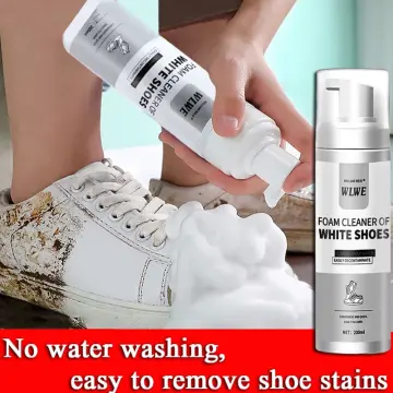 200ml Whitening Shoe Spray Wash-free Cleaning Foam Whitener Dry