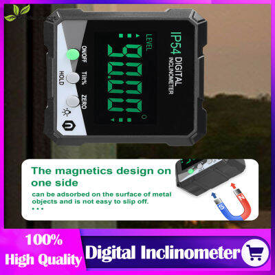 IP54 4x90 ° ดิจิตอล Inclinometer มุม Backlight เครื่องวัดมุม Slope เมตรด้านเดียวแม่เหล็กอิเล็กทรอนิกส์ Goniometer