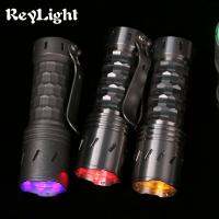 ไฟฉายคริสตัล Reylight สี่ตาไฟฉายกลางแจ้งแบบอัลลอยไทเทเนียมแบบพกพาได้แสงสูงระยะไกล EDC