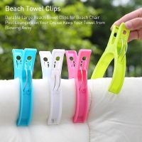 4pcs Sun Caught Big Clip Portable Clothespin Laundry Clips Windproof Clips 4pcs Cotton Quilt Clothing Tools Plastic L/S Random