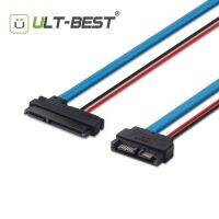 เครื่องแปลงอนุกรม Ata สายเคเบิ้ล Sata Ult-ดีที่สุด22pin 715ตัวเมียเป็นบอบบาง Sata 13pin 76หัวต่อตัวผู้30ซม./1ฟุต/12นิ้ว