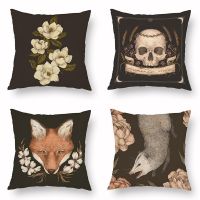 【CW】☑◕۩  Pillowcase Cushion skull Print Sofa Soft Room Bedroom