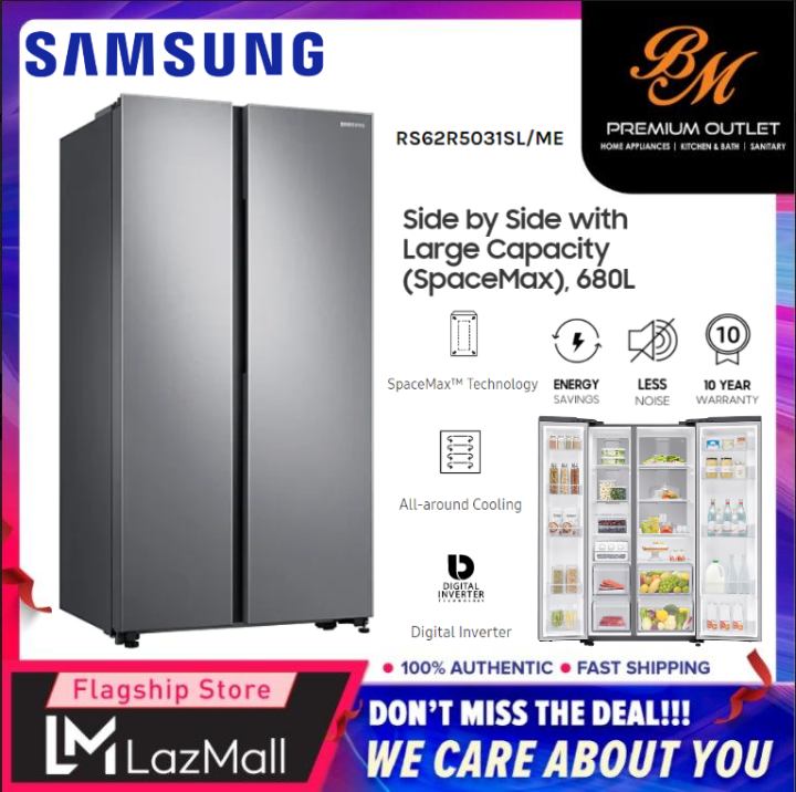 samsung side by side rs62r5031sl me