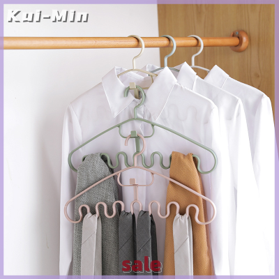 Kui-Min รองรับหลายพอร์ตไม้แขวนสำหรับเสื้อผ้าชั้นเสื้อผ้าพลาสติกราวตาก