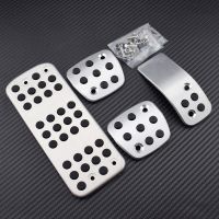 Car Accessories For Peugeot 206 206CC Fuel Brake Foot Rest AT/MT pedals Plate Non slip Accelerator brake pedal Pads stickers