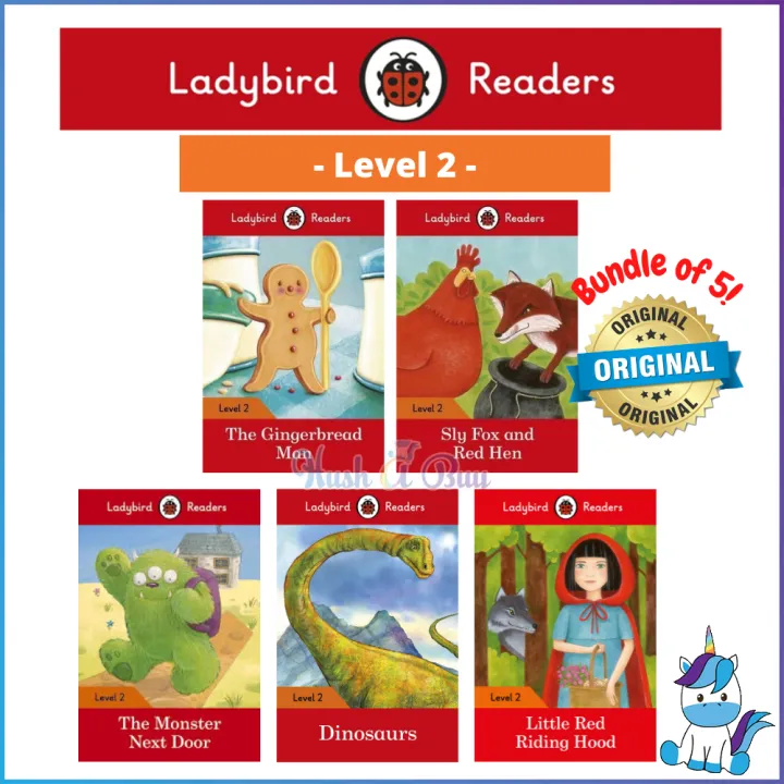 Authentic】Ladybird Readers Level 2 / Level 3/ Level 4 -Set of