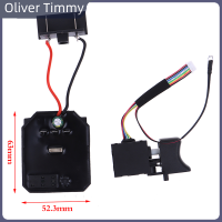 [Oliver Timmy] 1PC Control BOARD + 1PC SWITCH 18V 21V สำหรับ Dayi 2106แปรงไฟฟ้าประแจเมนบอร์ดอุปกรณ์เสริม Speed SWITCH brushless Control BOARD