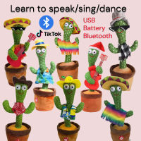 dancing cactus toy with light talking Gifts for Children Learn to speak/sing/dance/cactus