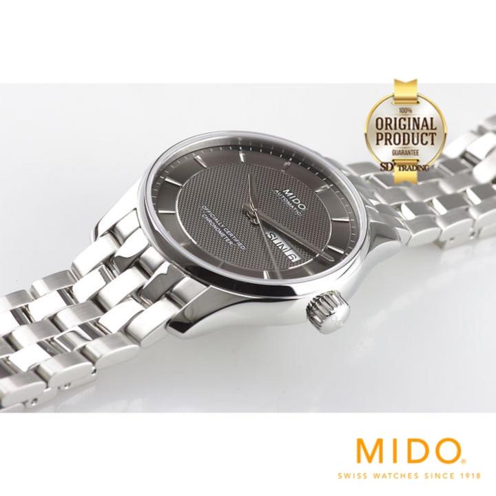 mido-belluna-automatic-chronometer-mens-watch-รุ่น-m001-431-11-061-92-grey-silver