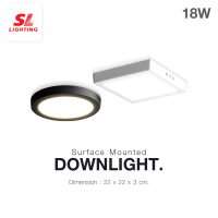 SL LIGHTING | Surface Mounted Downlight ดาวน์ไลท์ติดลอย รุ่นสลิม LED PANEL SLIM พร้อมไดร์เวอร์ รุ่น SL-3-717 / 718