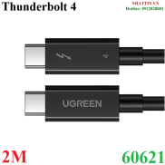Cáp Thunderbolt 4 dài 2M xuất hình ảnh 8K 60Hz, truyền dữ liệu 40Gbps
