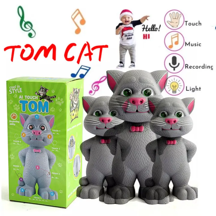 Talking Tom Cat Intelligent Voice Recording & Touch Sensor KUCING