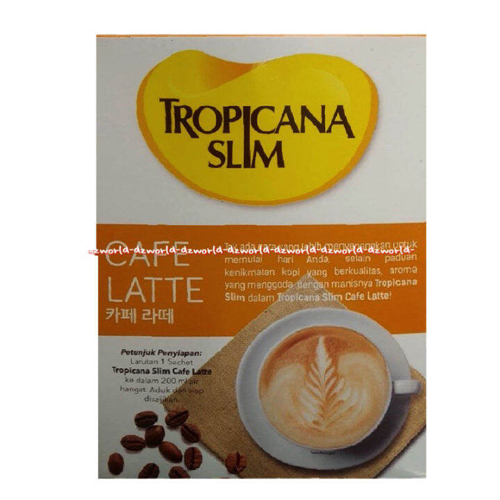 Tropicana Slim Cafe Latte 140gr Kopi dengan Gula Rendah Kalori dan