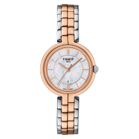 Tissot Flamingo Quartz ทิสโซต์ ฟลามิงโก้ ควอตซ์ สีขาวมุก สองกษัตริย์ T0942102211100 นาฬิกาสำหรับผู้หญิง