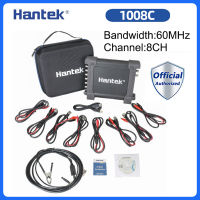 Hantek 1008C 8ช่องเจเนเรอเตอร์ที่ตั้งโปรแกรมได้ออสซิลโลสโคปที่ใช้ในรถยนต์มัลติมิเตอร์แบบดิจิทัลPC Storage Oscilloscopio USBแบบพกพา