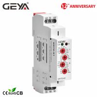 Gratis Ongkir Geya วงจร Grt8-S จับเวลารีเลย์220V Ac 16a Ac/Dc12v-240v รีเลย์อิเล็กทรอนิกส์ไม่สมมาตรจับเวลา