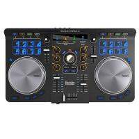 Hercules Universal DJ | บลูทูธ + USB ควบคุมดีเจพร้อมรวมแทปเล็ตไวร์เลสและสมาร์ทโฟนด้วยซอฟต์แวร์ DJUCED