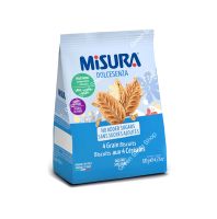 Misura Dolcesenza 4 Grain Biscuits120g.( บิสกิตปราศจากน้ำตาลผสมธัญพืช )