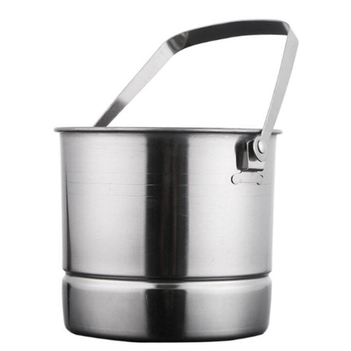 Ice Bucket Portable Stainless Steel Ice Bucket Champagne Ice Bucket Bar Ice Bucket Metal Bucket
