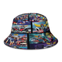 [hot]Grendizer Goldorak Uforobot Bucket Hat For Women Men Students Foldable Bob Fishing Hats Panama Cap Streetwear