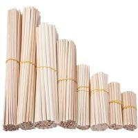 Wooden Craft Sticks Bulk Wood Sticks for Crafts Wooden Sticks for Crafting Wood Dowels for Crafting Wooden Stick