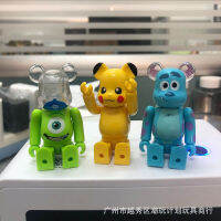 Bearbrick 100% Mini 7ซม. Big Eye หมีตัวต่อหมีจอมอนสเตอร์ตุ๊กตาของเล่นกล่องทึบ