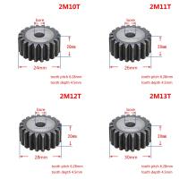 1Pcs 2mod 10 T-25 T 45เหล็กเฟืองตรงแบบโลหะ2โมดูลมอเตอร์เกียร์ล้อ10ฟัน25ฟัน