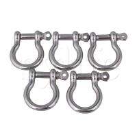 【CW】 5pcs M5 304 Screw Pin Shackle Bow Rigging European