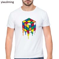 New Tshirt Rainbow Abstraction Melted Image Young T-Shirt Best Gift Men Tops &amp; Tees Good Quality