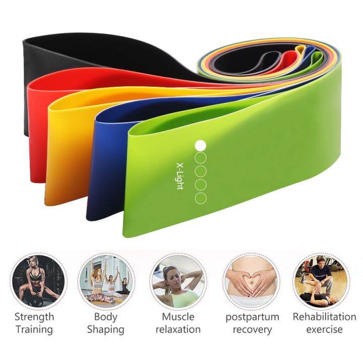 yoga-sport-exercise-elastic-fitness-bands-ideal-for-home-5-different-levels-resistance-bands-pilates-crossfit-workout-equipment