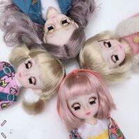 ใหม่30ซม1/6ตุ๊กตา BJD น่ารักเด็กผู้หญิงน้อยชุดที่มีข้อต่อตุ๊กตาเจ้าหญิง3D ความงามถอดออกได้20ชิ้นชุดสำหรับตุ๊กตาตาจริงเป็นของขวัญสำหรับเด็กผู้หญิงแบบทำมือ