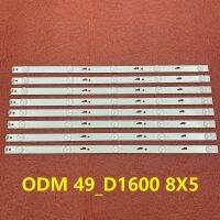 8pcs LED strip for THOMSON 49FB3103 TCL 49D1600 ODM 49_D1600 8X5 LX20160826 49L510U18 49E301 49U3600C CRH-AT493030080569QREV1.0