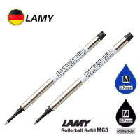 LAMY M63 ไส้ปากกาลามี่ 2 ชิ้น โรลเลอร์บอล หมึกดำ น้ำเงิน