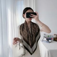 YUNBOBO Fashion Scarf 90x90cm Square Scarf Printed Scarf women Lady Shawl