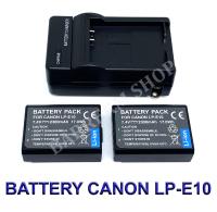 LP-E10  LPE10  LC-E10 แบตเตอรี่  แท่นชาร์จ  แบตเตอรี่พร้อมแท่นชาร์จสำหรับกล้องแคนนอน Battery  Charger  Battery and Charger For Canon EOS Rebel T3,T5,T6,T7,T100,1100D,1200D,1300D,1500D,2000D,3000D,4000D,Kiss X50,X70,X80,X90 BY BARRERM SHOP