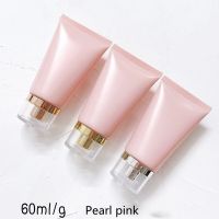 Wholesale 60g/ml Cosmetic Soft Tubes Pearl Pink Cream/Lotion Bottle Cleanser Hand Cream Containers Refillable tubes Travel Size Bottles Containers Tra