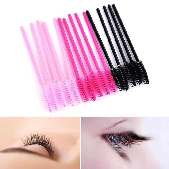 nansouf-50pcs-แปรงขนตาทิ้งมาสคาร่า-wands-applicator-spoolers-แต่งหน้าเครื่องมือ