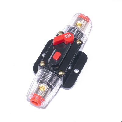 12V Car Truck Circuit Breaker Self-recovery 20A 30A 40A 50A 60A 80A 100A 120A 150A Auto Audio amp Fuse Holder Power Insurance