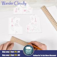 Wander Cloudly เสื้อผ้าผู้หญิงต้นแบบ1:5 DIY เครื่องมือ Templete อุปกรณ์ตัดเย็บแบบไม้บรรทัดวาดเขียน