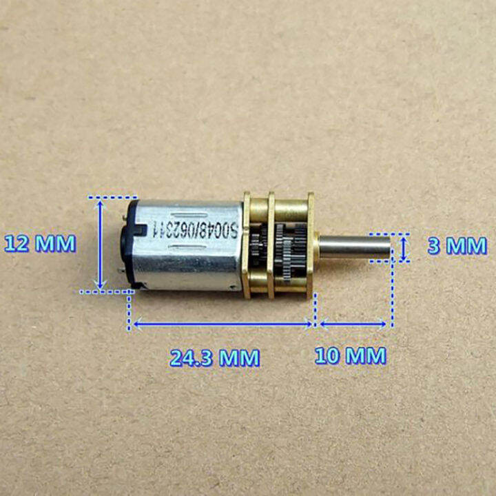 worth-buy-มอเตอร์เกียร์ความแม่นยำ-ga12-n20-dc5v-มอเตอร์18ma-75รอบต่อนาทีสำหรับหุ่นยนต์-ล็อคอัจฉริยะ-dc3-6v-เครื่องจักรไฟฟ้า1มนี98