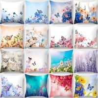 【HOT】ﺴ♝✴ 1Pcs Pattern Polyester Cushion Cover 45x45cm Pillows Car Sofa Bed Decoration 40849