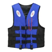 Life Vest with Whistle Swimming Boating Drifting Water Sports Man kids Jacket Polyester Big Buoyancy Safety Life Jacket S-3XL  Life Jackets