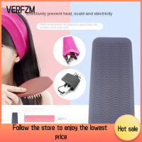 VERFZM SHOP เครื่องมือจัดแต่งทรงผม แผ่นซิลิโคนยืดผม ซิลิโคนทำจากซิลิโคน กันลื่น ที่หนีบผมตรงเสื่อกระเป๋า ของใหม่ มัลติฟังก์ชั่ แผ่นรองยืดป้องกันความร้อน การเดินทางการเดินทาง