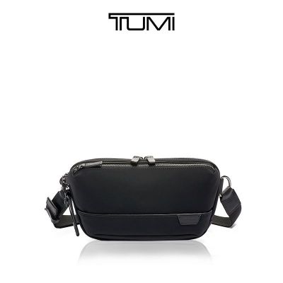 6602017TUMI กระเป๋าไนลอนผู้ชาย,โทรศัพท์มือถือกระเป๋าคาดหน้าอกสะพายไหล่กระเป๋าสะพายข้าง Harrison ชุดหนังแท้กระเป๋าคาดเอว